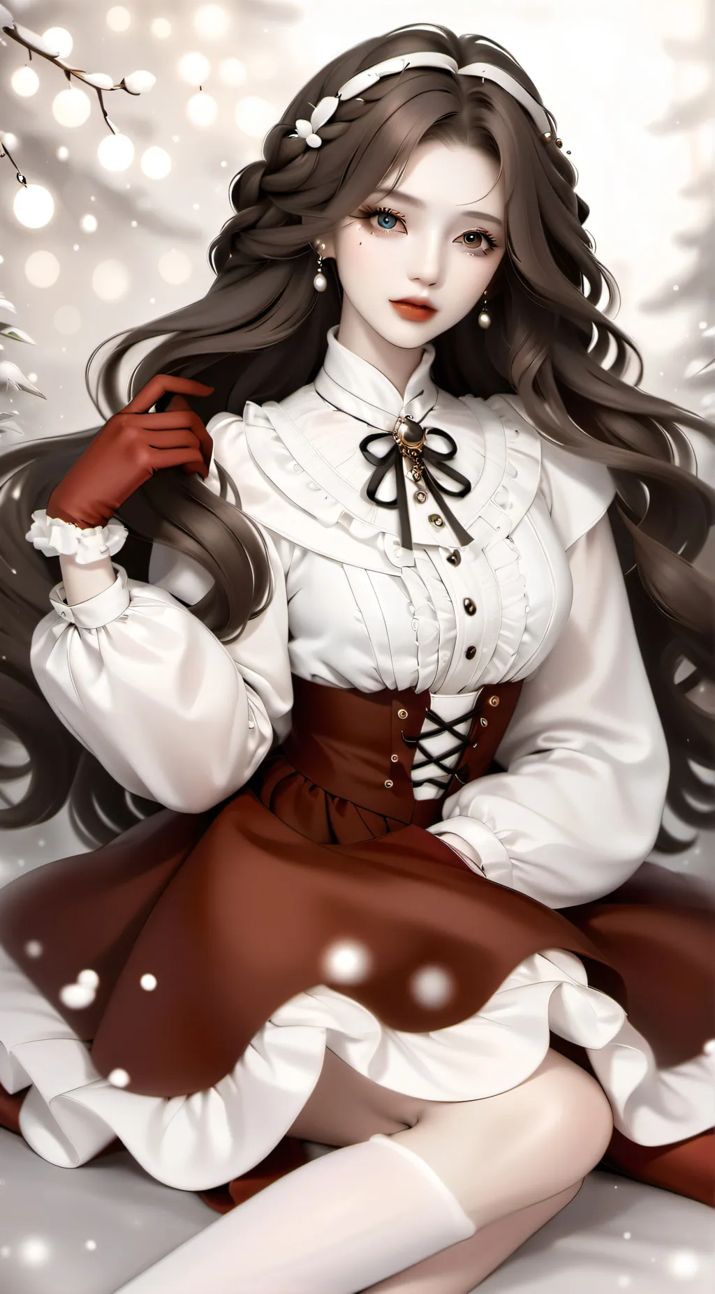 ai character: Mha prom background