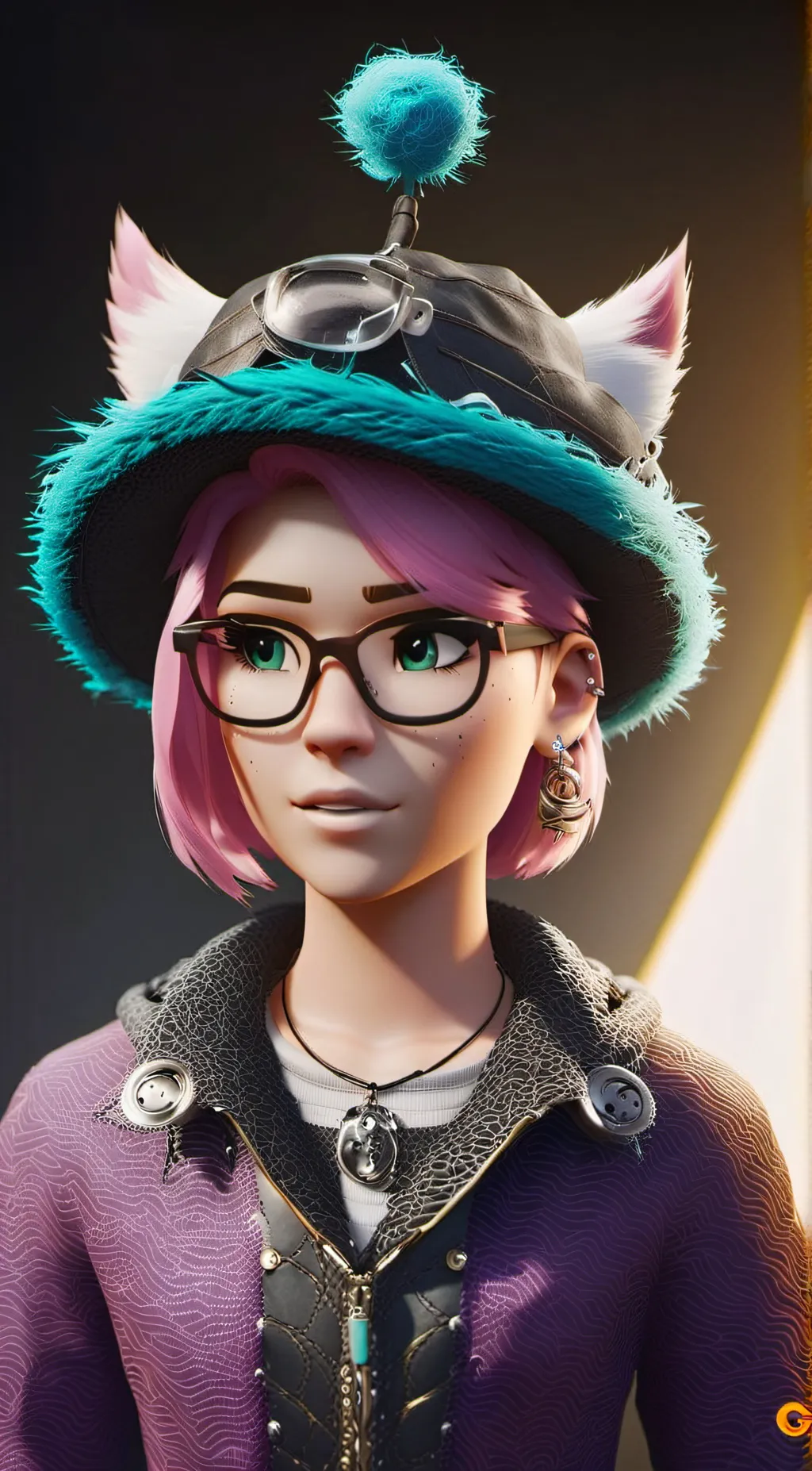 ai character: Lynx background