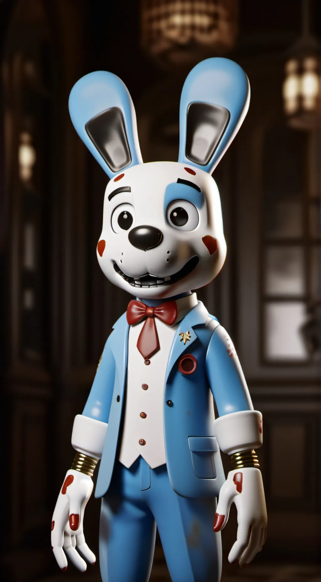 ai character: Toy Bonnie background