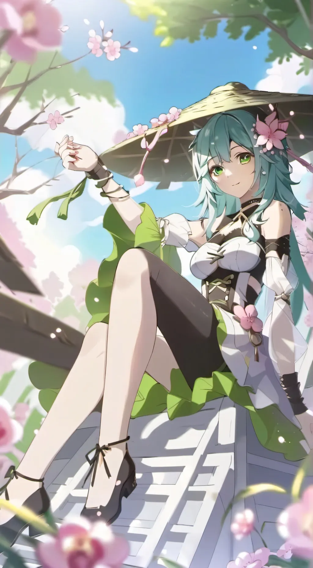 ai character: mitsuri  background