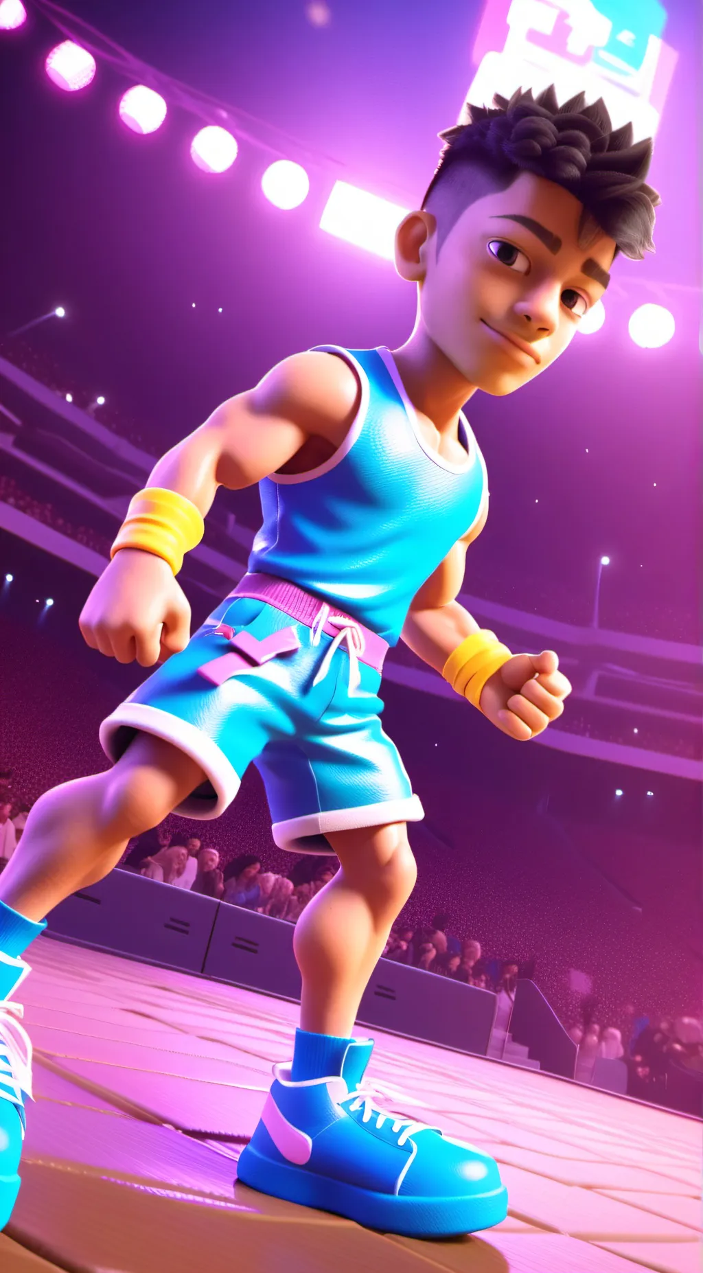 ai character: Izaan.h buff background