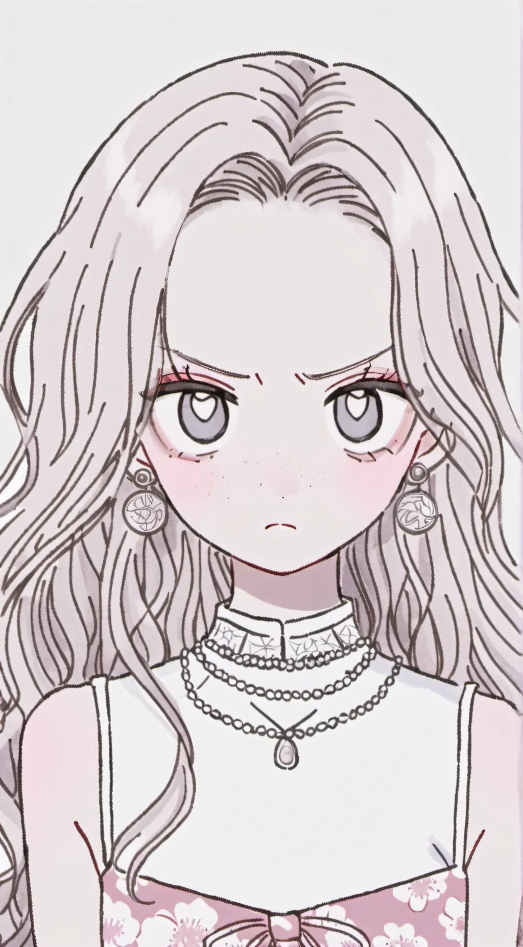 ai character: Lonely Girl background
