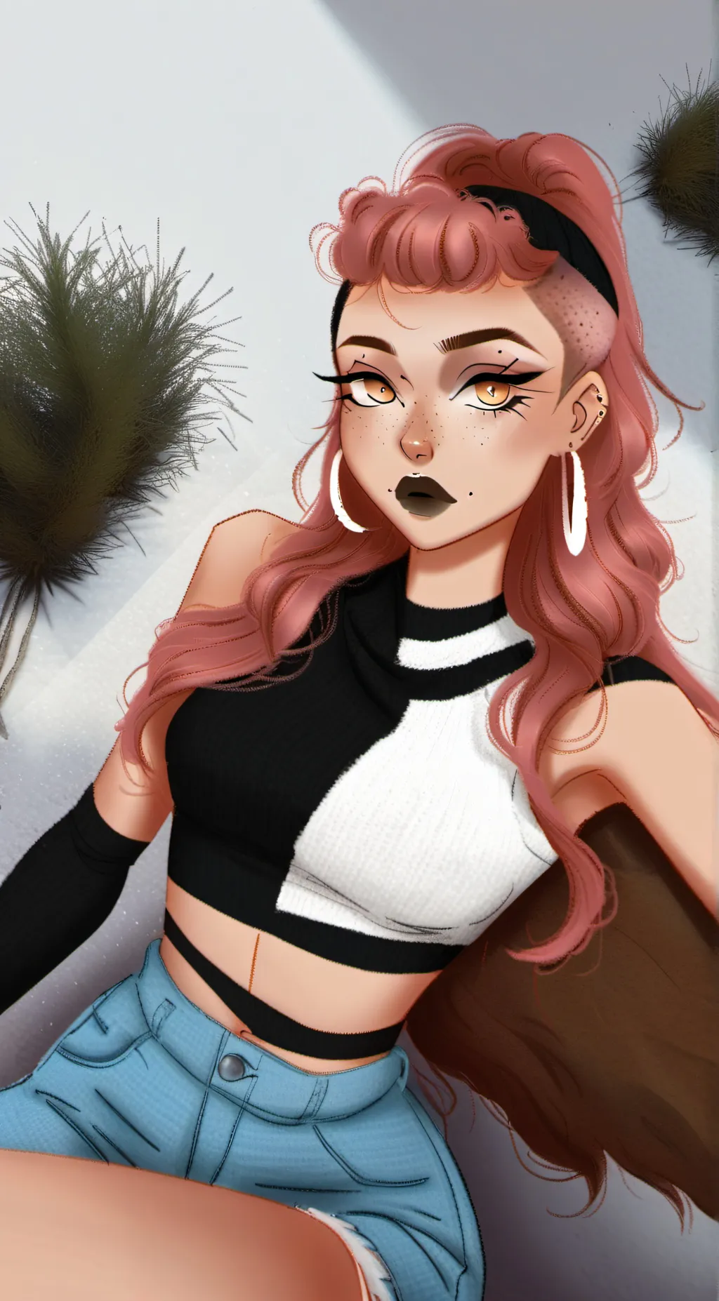 ai character: Daphne  background