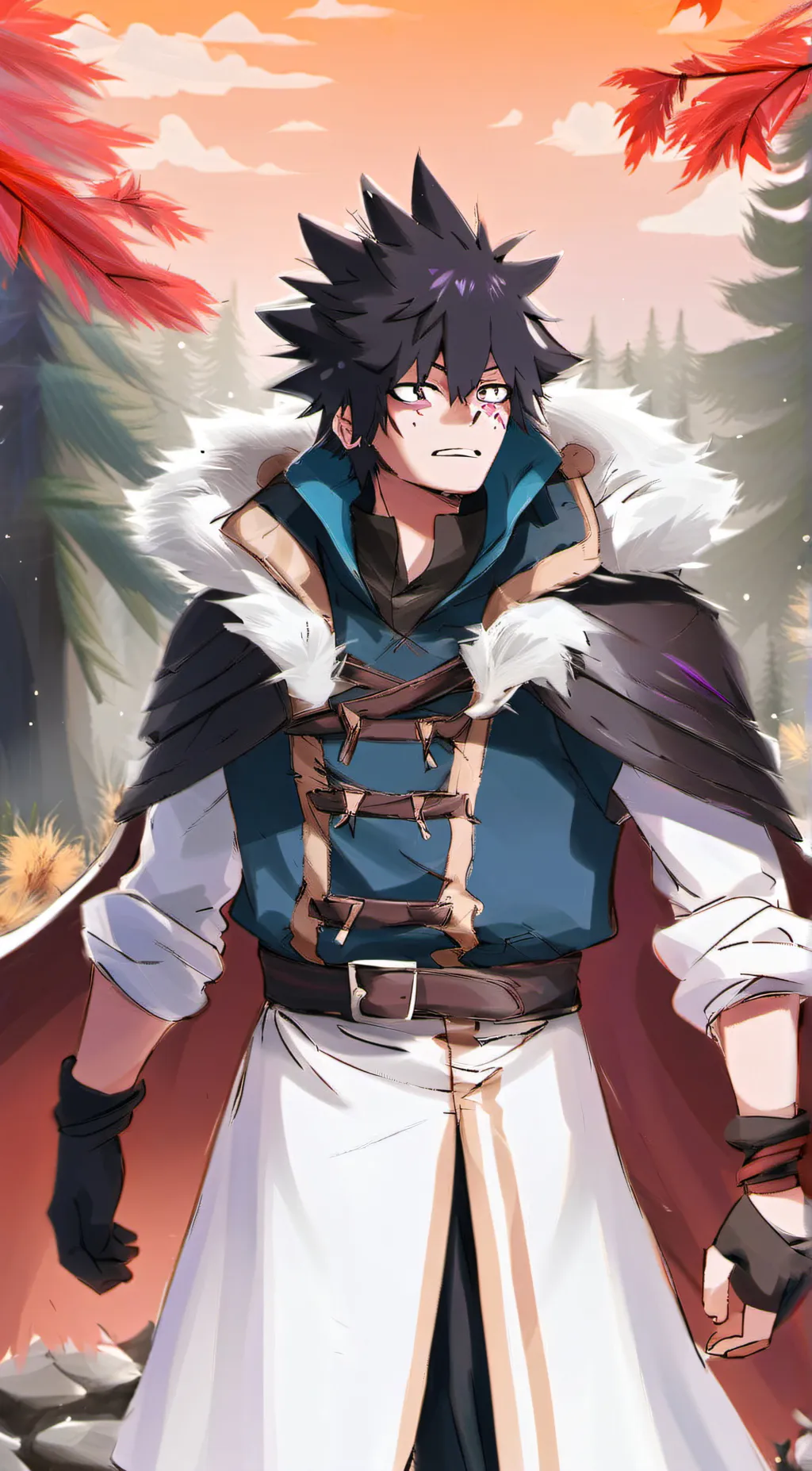 ai character: MHA LOV  background