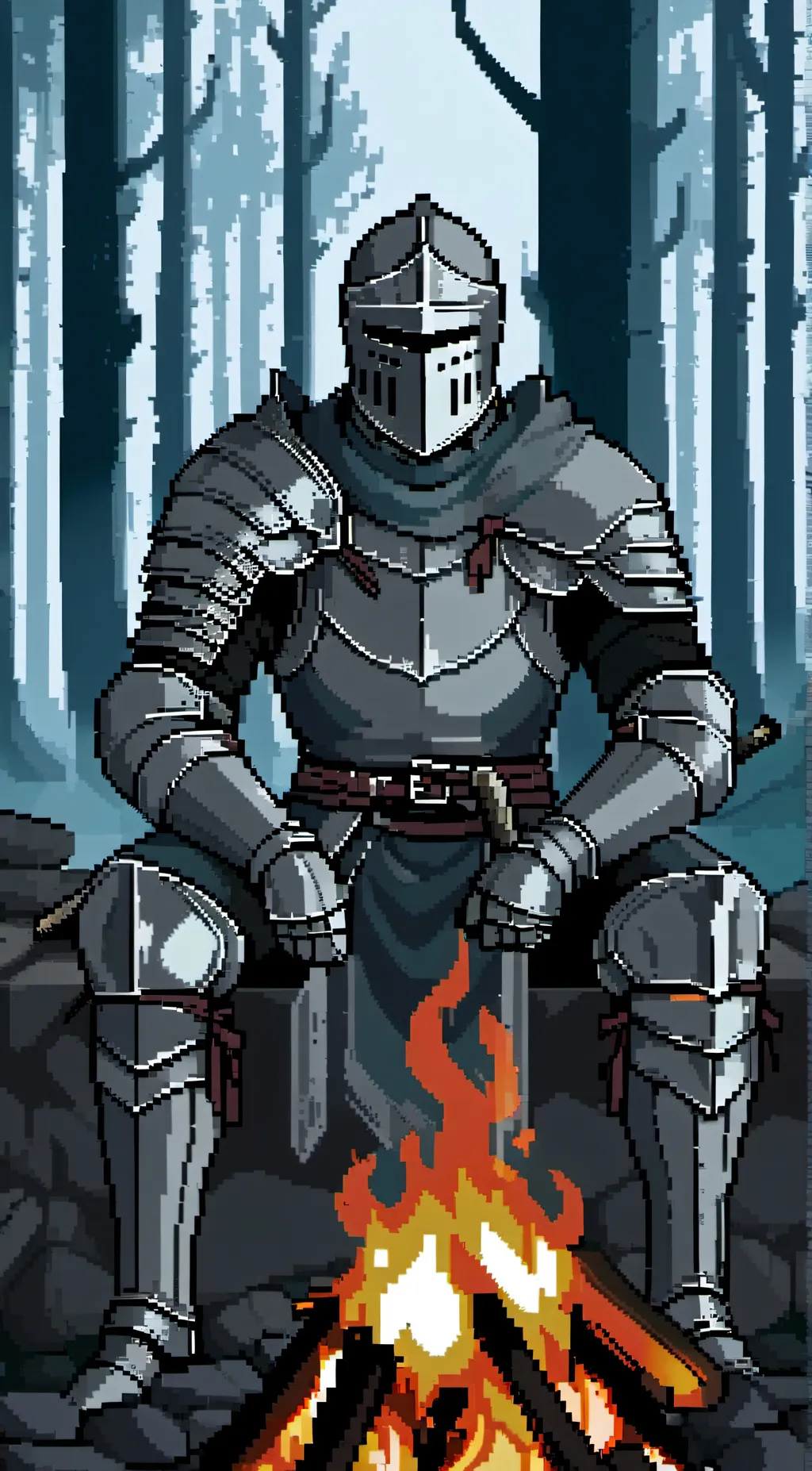 ai character: Knight background