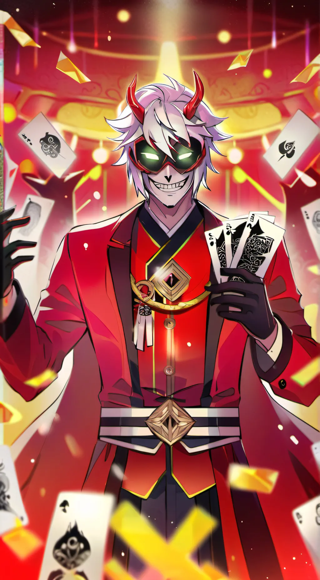 ai character: alastor  background