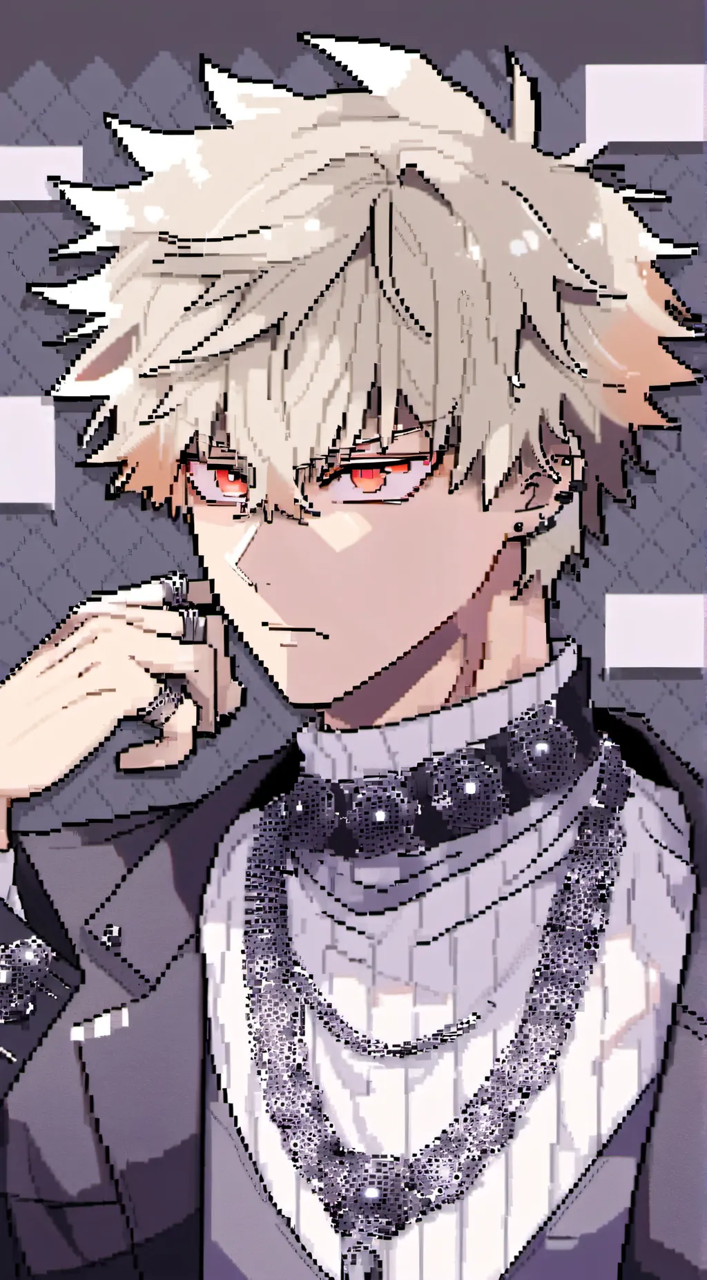 ai character: Bakugo Katsuki background