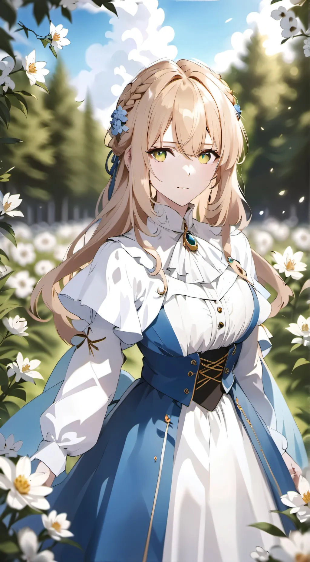 ai character: Fiel Sanctus Dei background