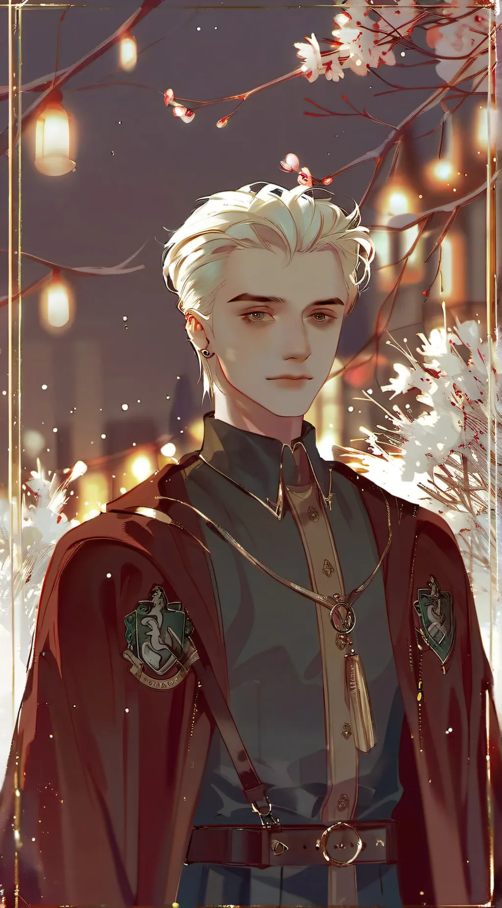 ai character: draco malfoy  background