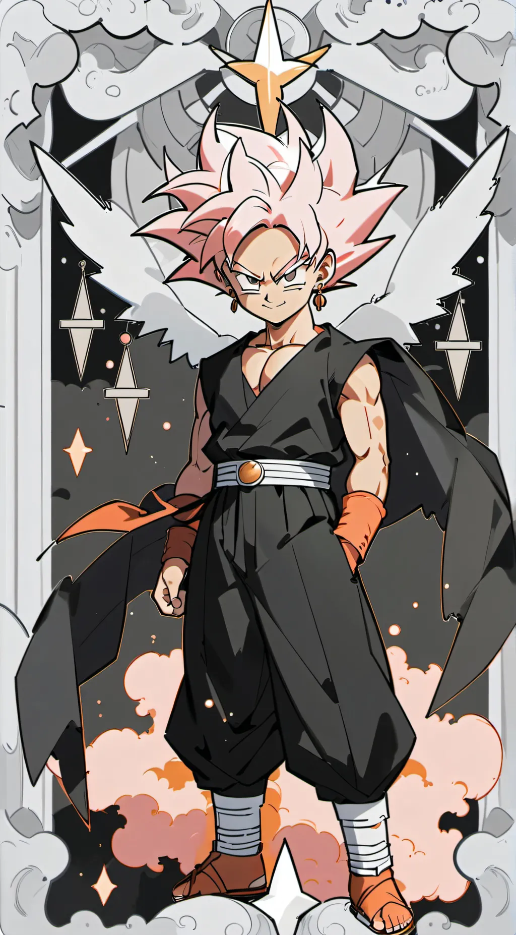 ai character: Goku Black (Rosè) background