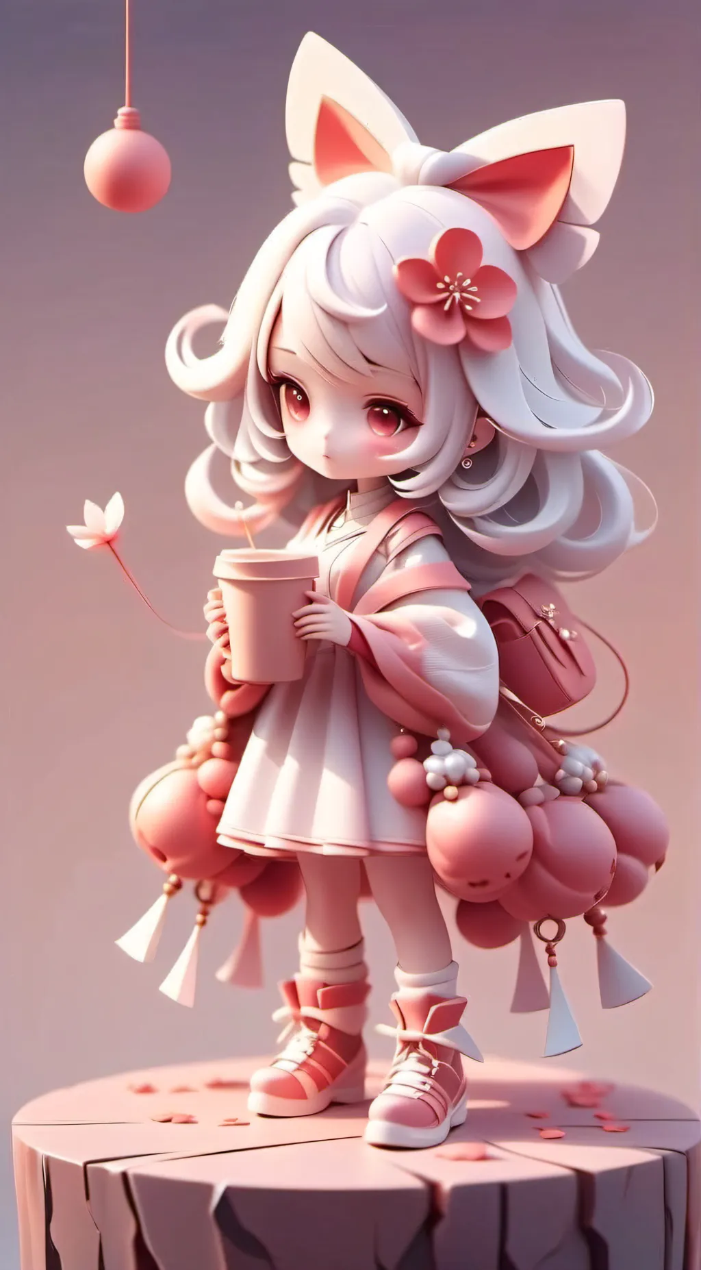 ai character: Foxi background