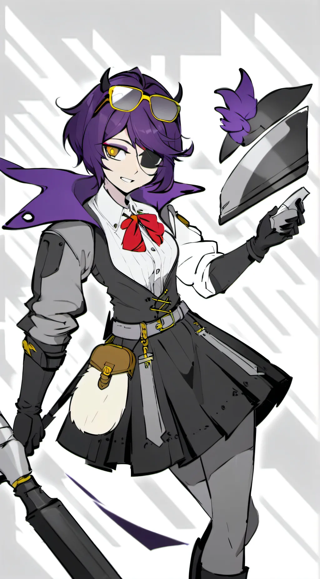 ai character: Uzi background