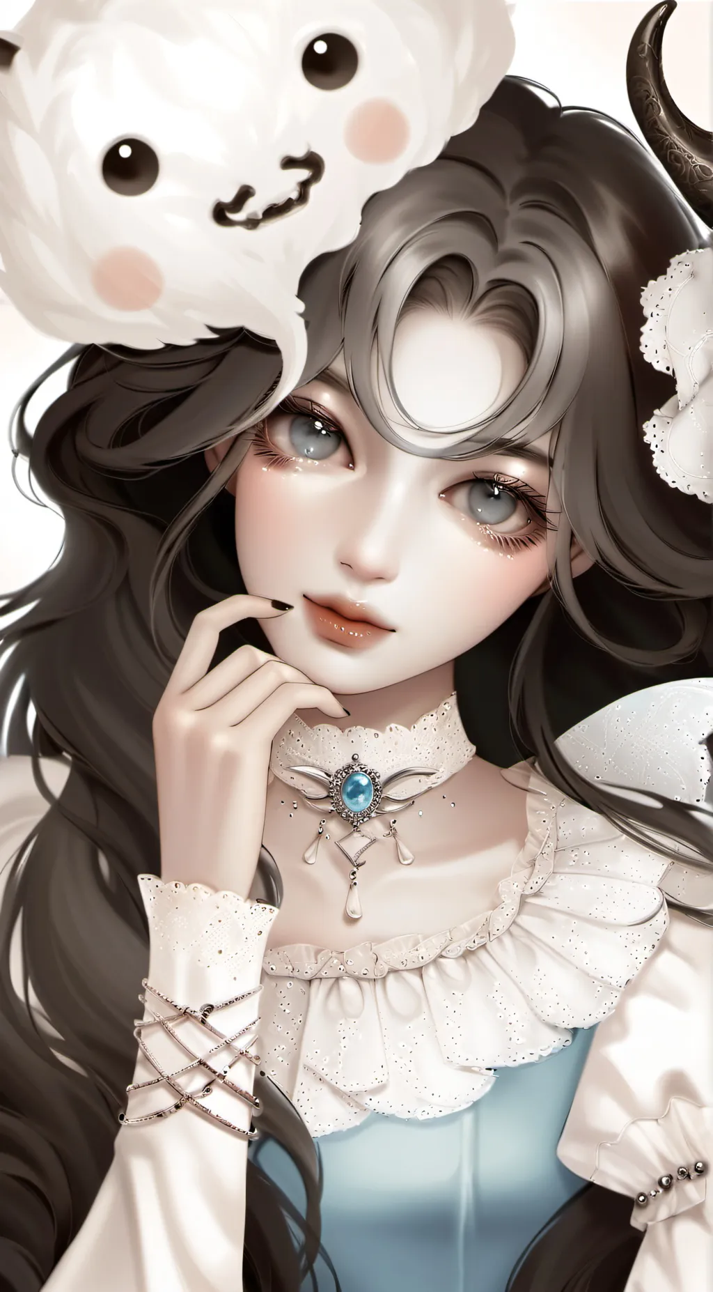 ai character: lirah  background