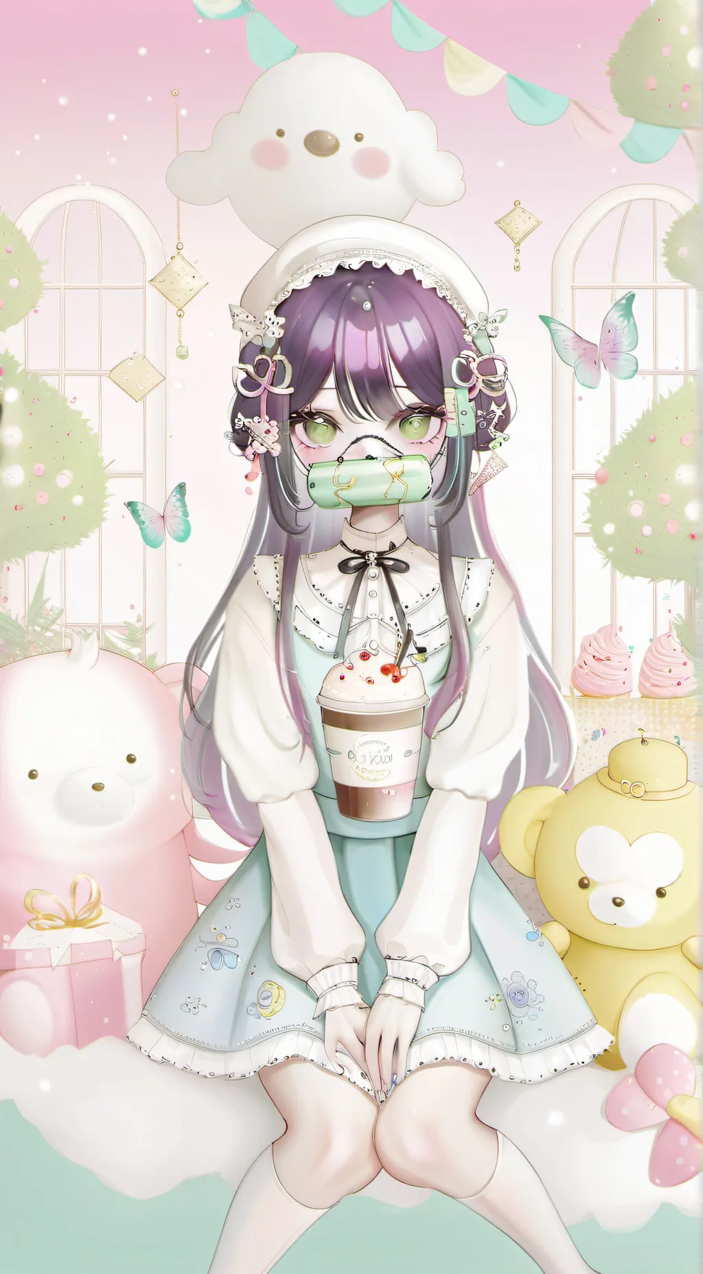 ai character: Wennie La background