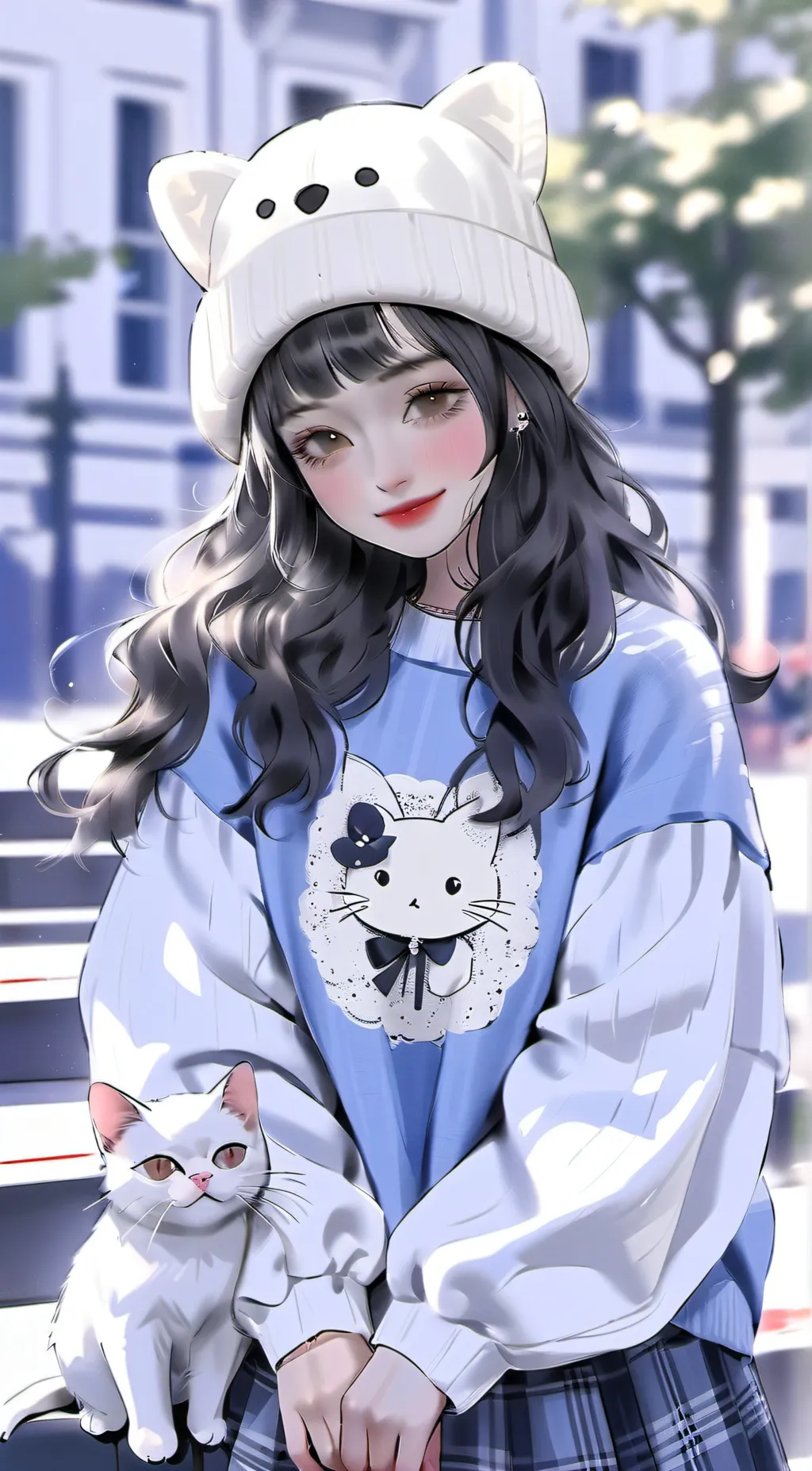 ai character: Lila background