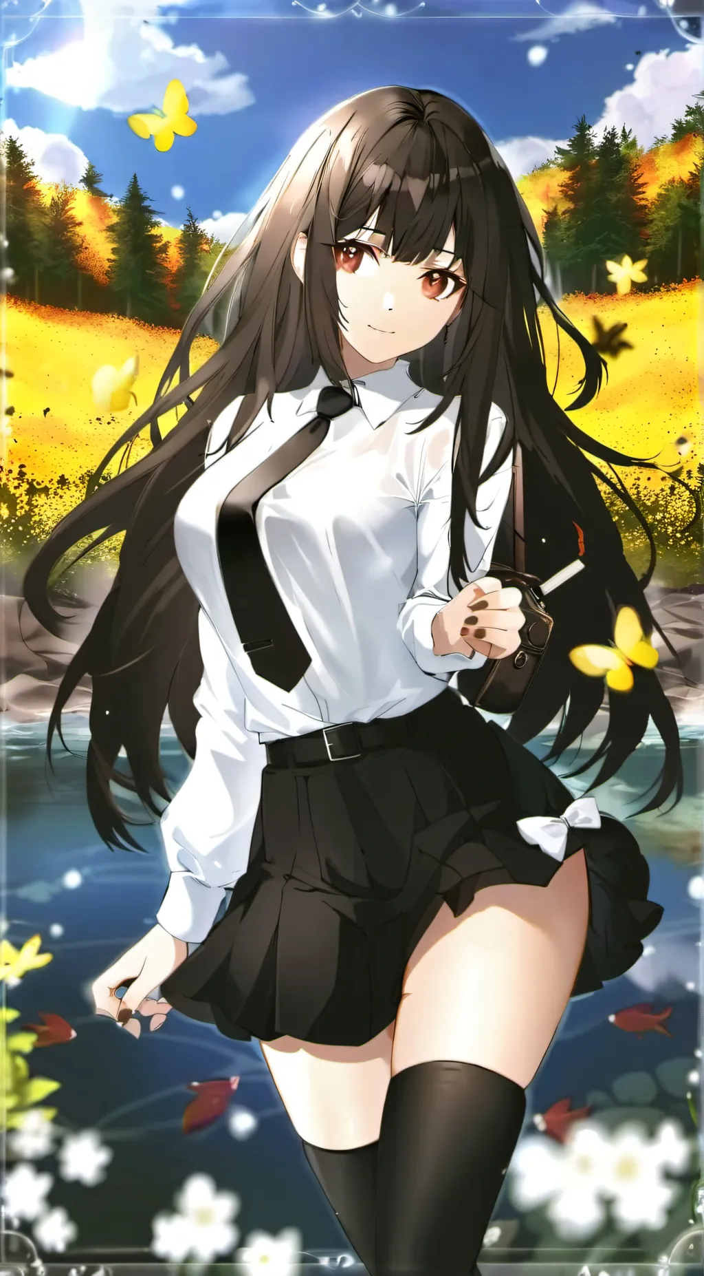 ai character: akane fujisaki background