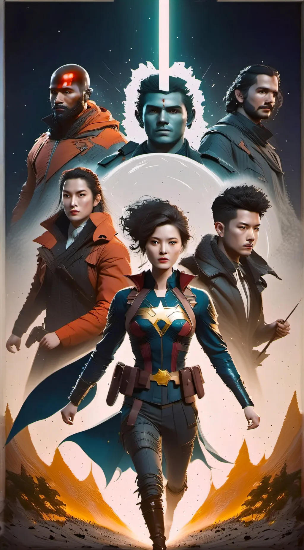 ai character: We can be heroes  background