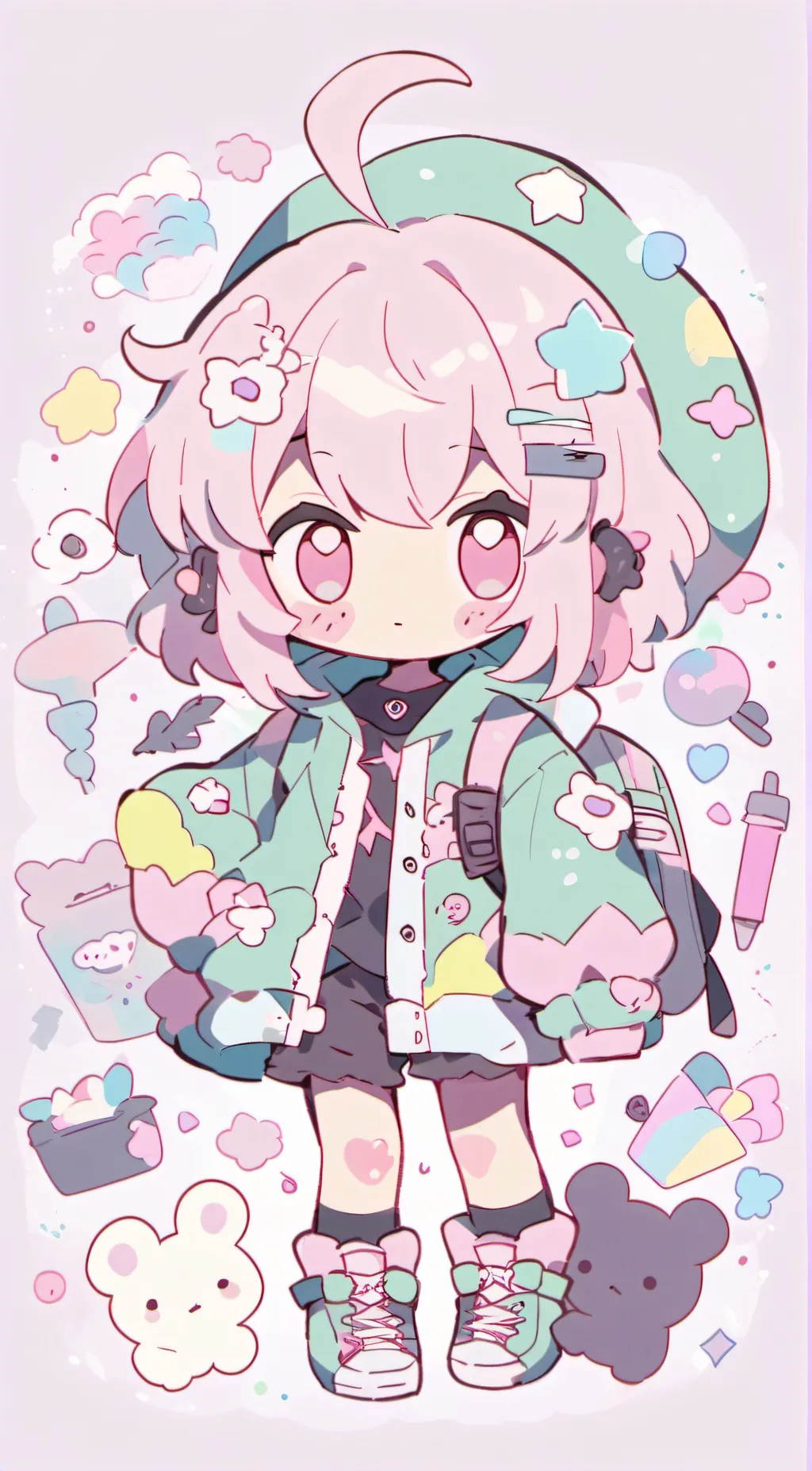 ai character: kuromi background