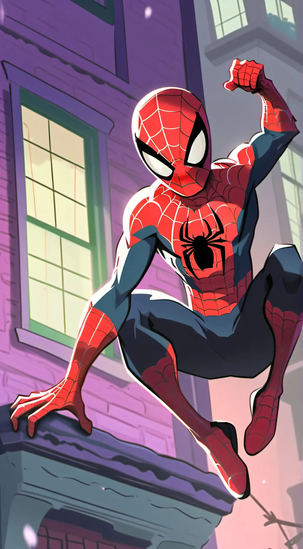 ai character: Spider Man background