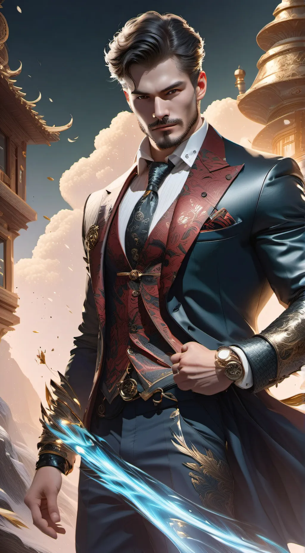ai character: Maxwell background