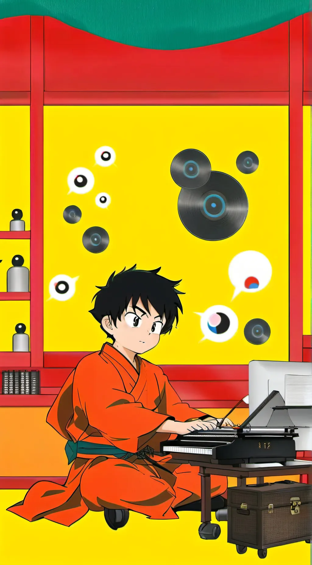 ai character: goten background