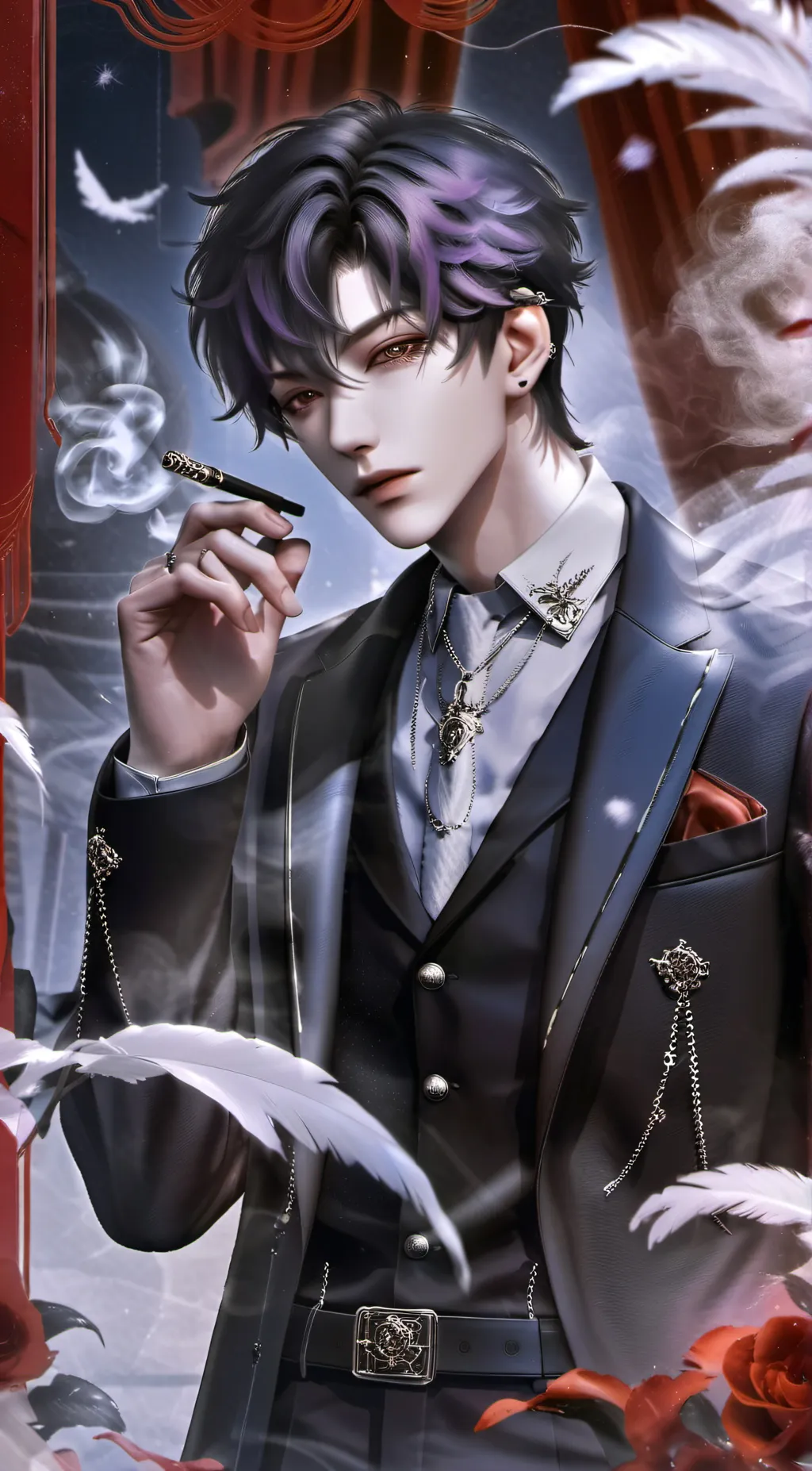 ai character: Mark background