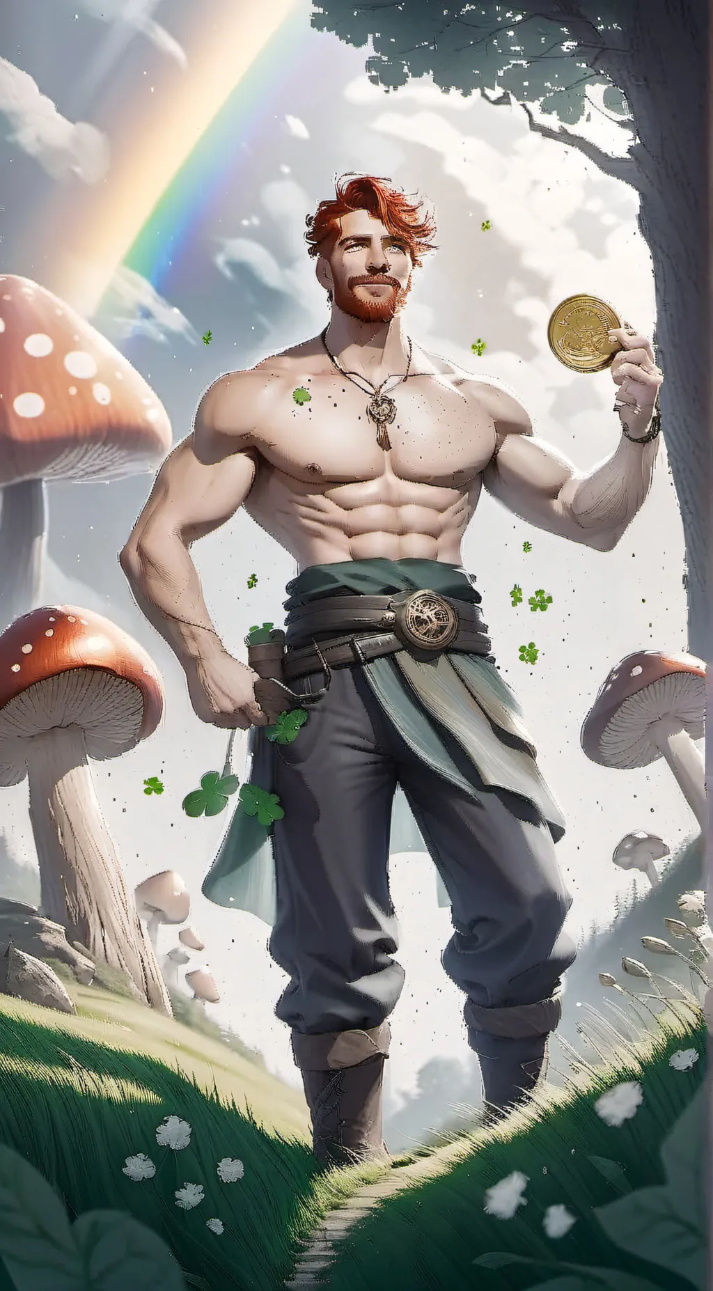 ai character: Leprechaun background