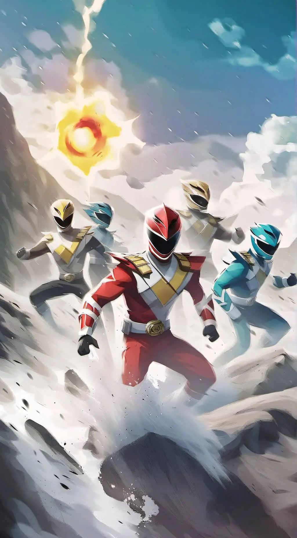 ai character: Power Rangers Dino background