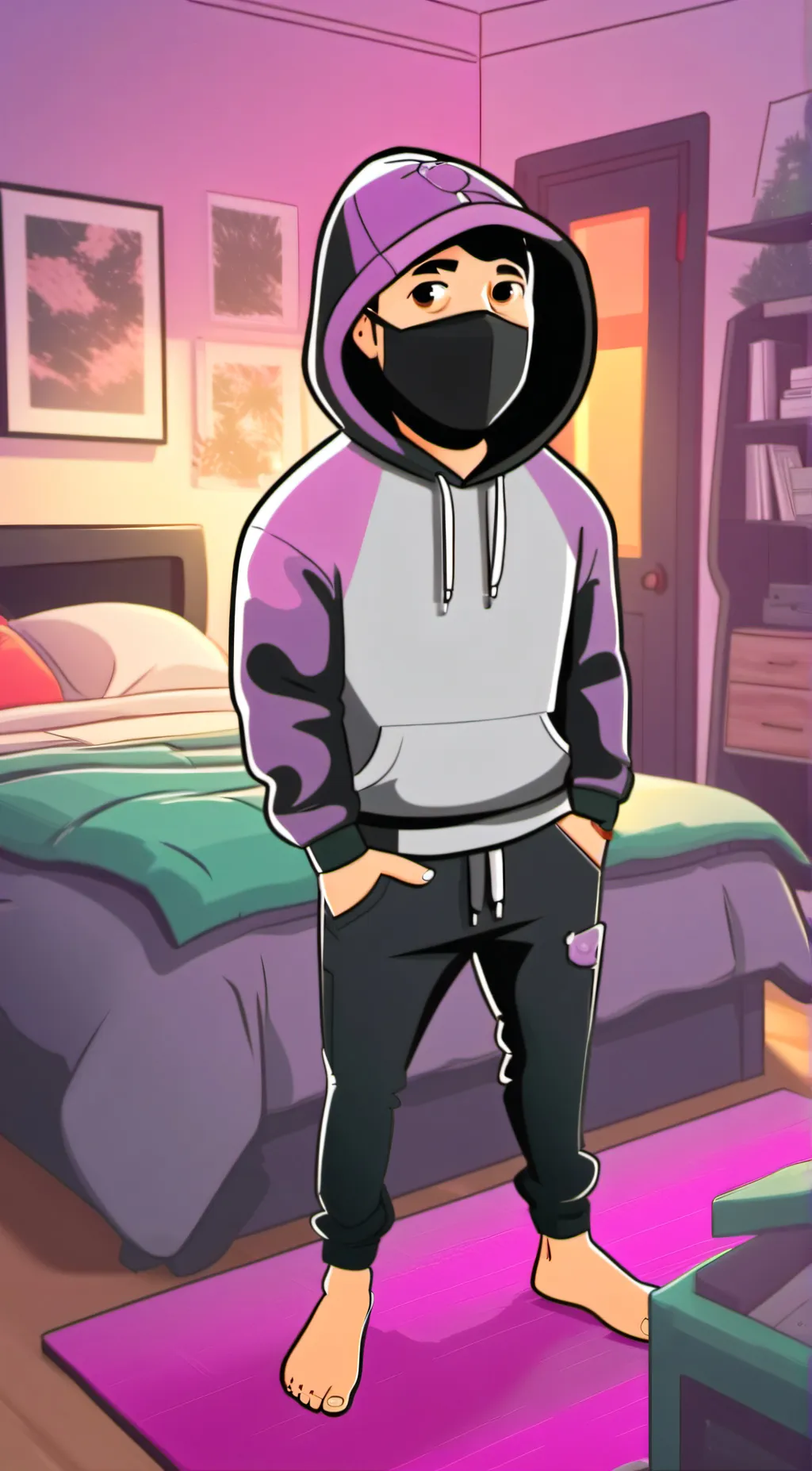 ai character: gif background
