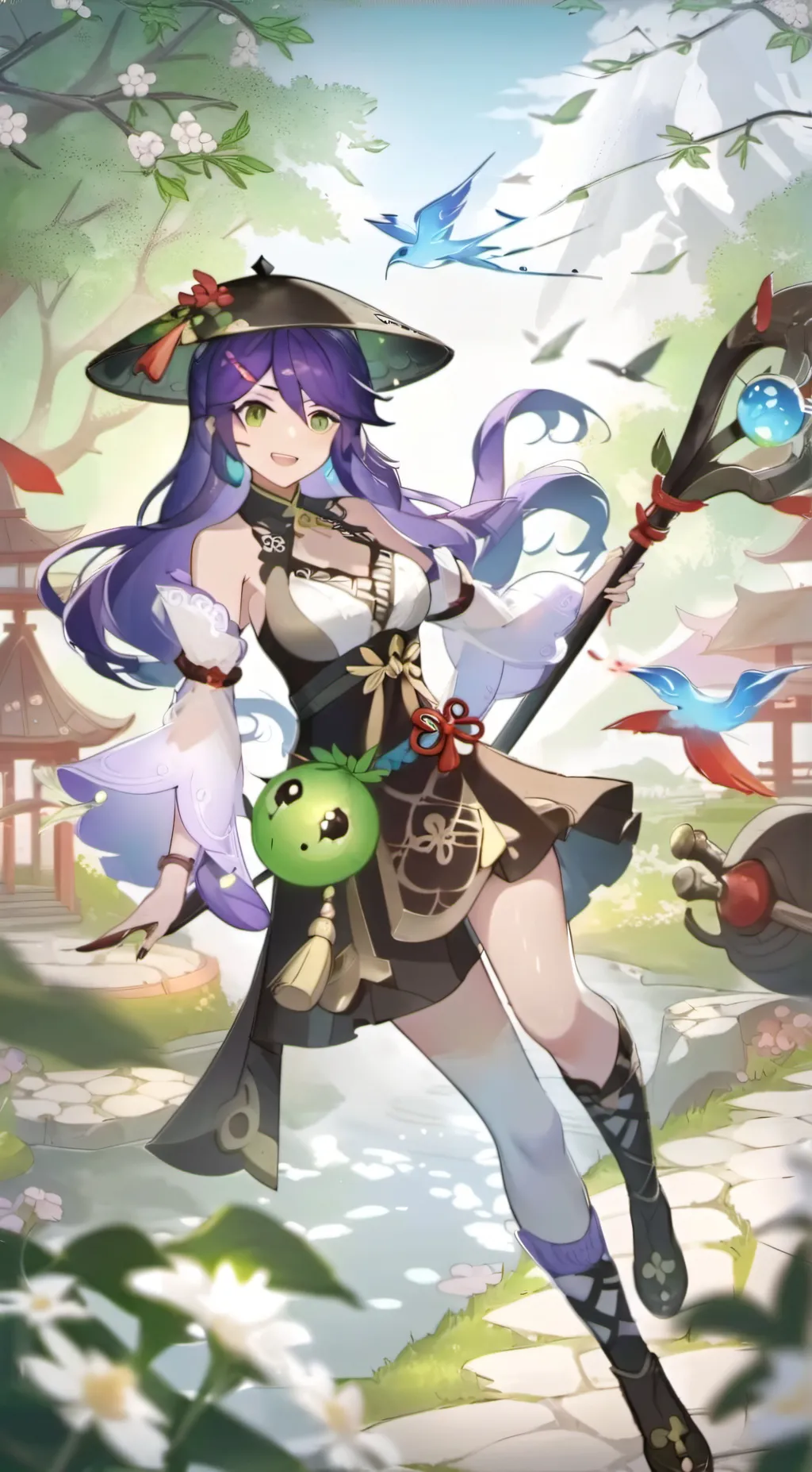 ai character: Genshin Impact background