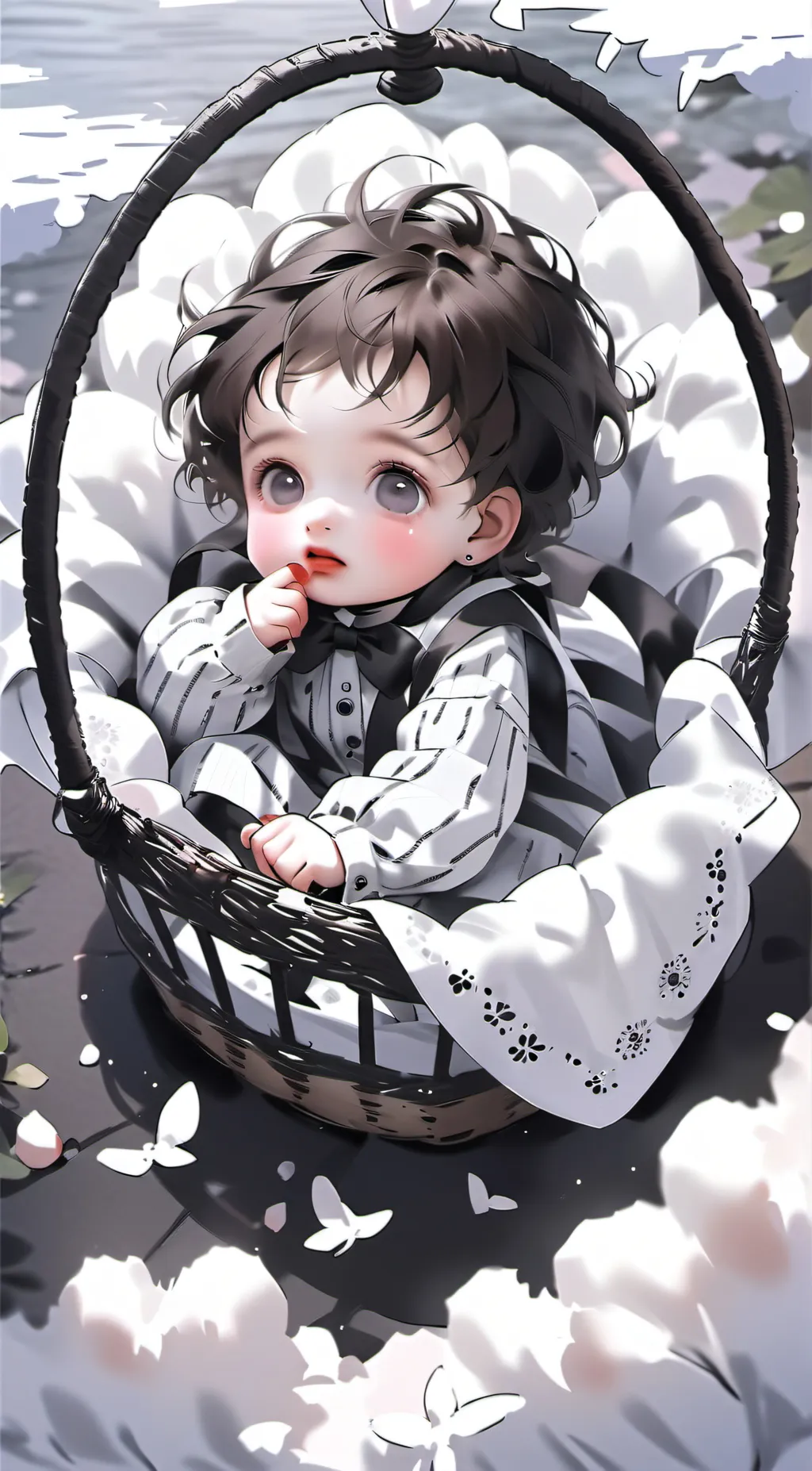 ai character: Lacy background
