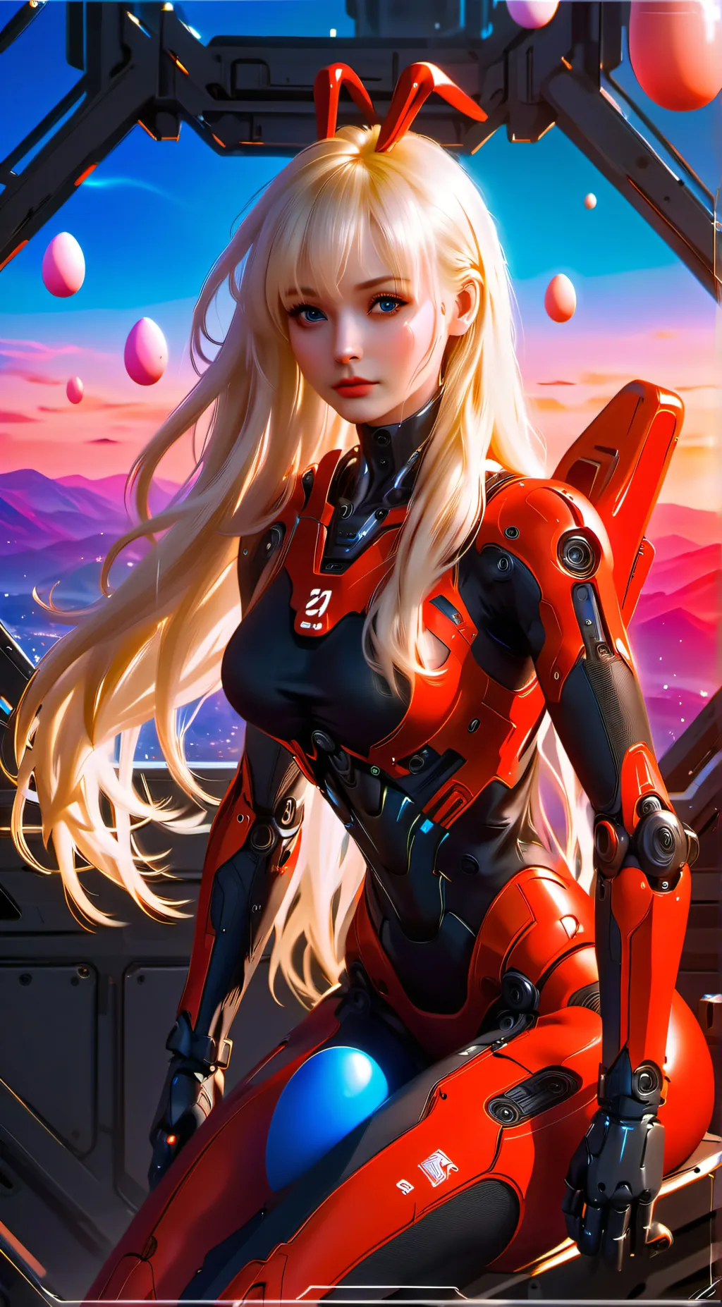 ai character: Aria background
