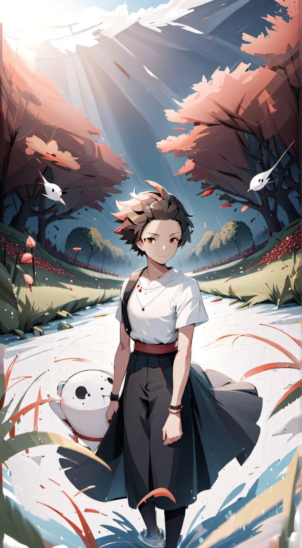ai character: savana  background