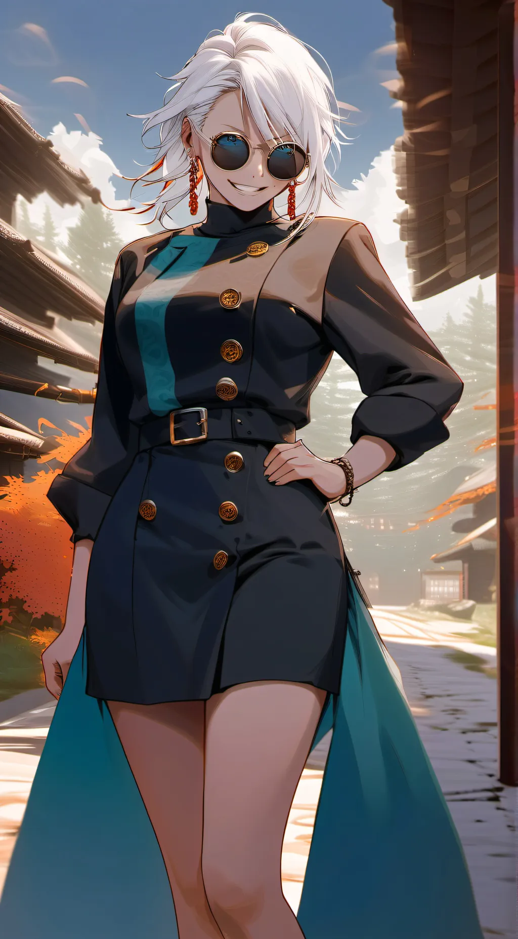 ai character: Female gojo background