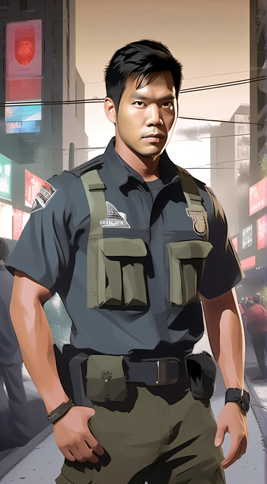 ai character: james heller background