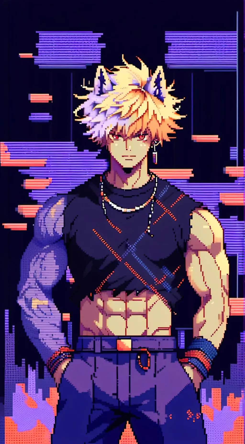 ai character: Bakugo background