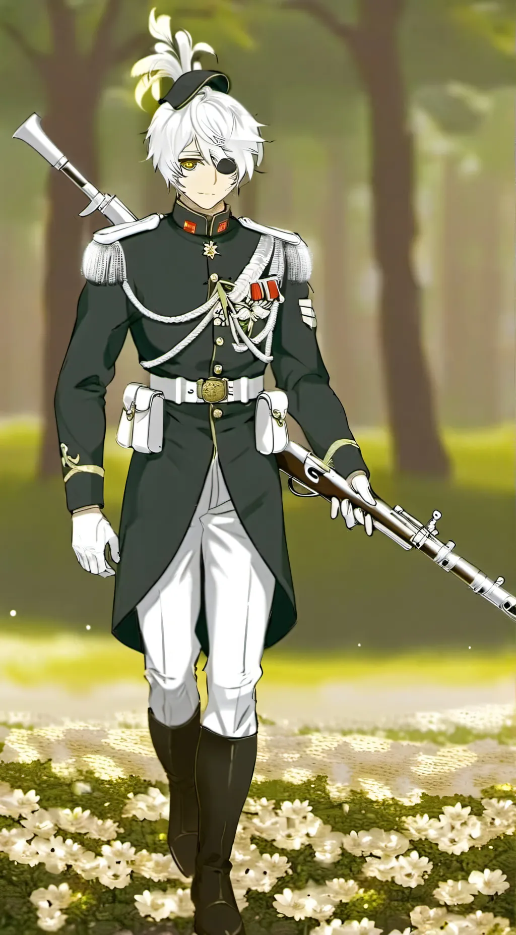 ai character: Saxony background