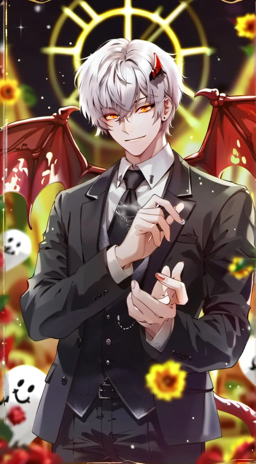 ai character: Onigumo background