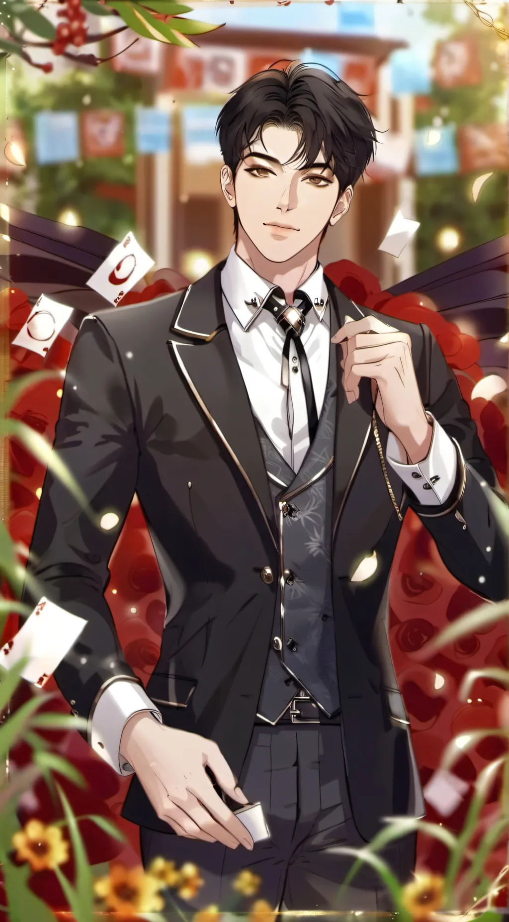 ai character: chrismar👾 background
