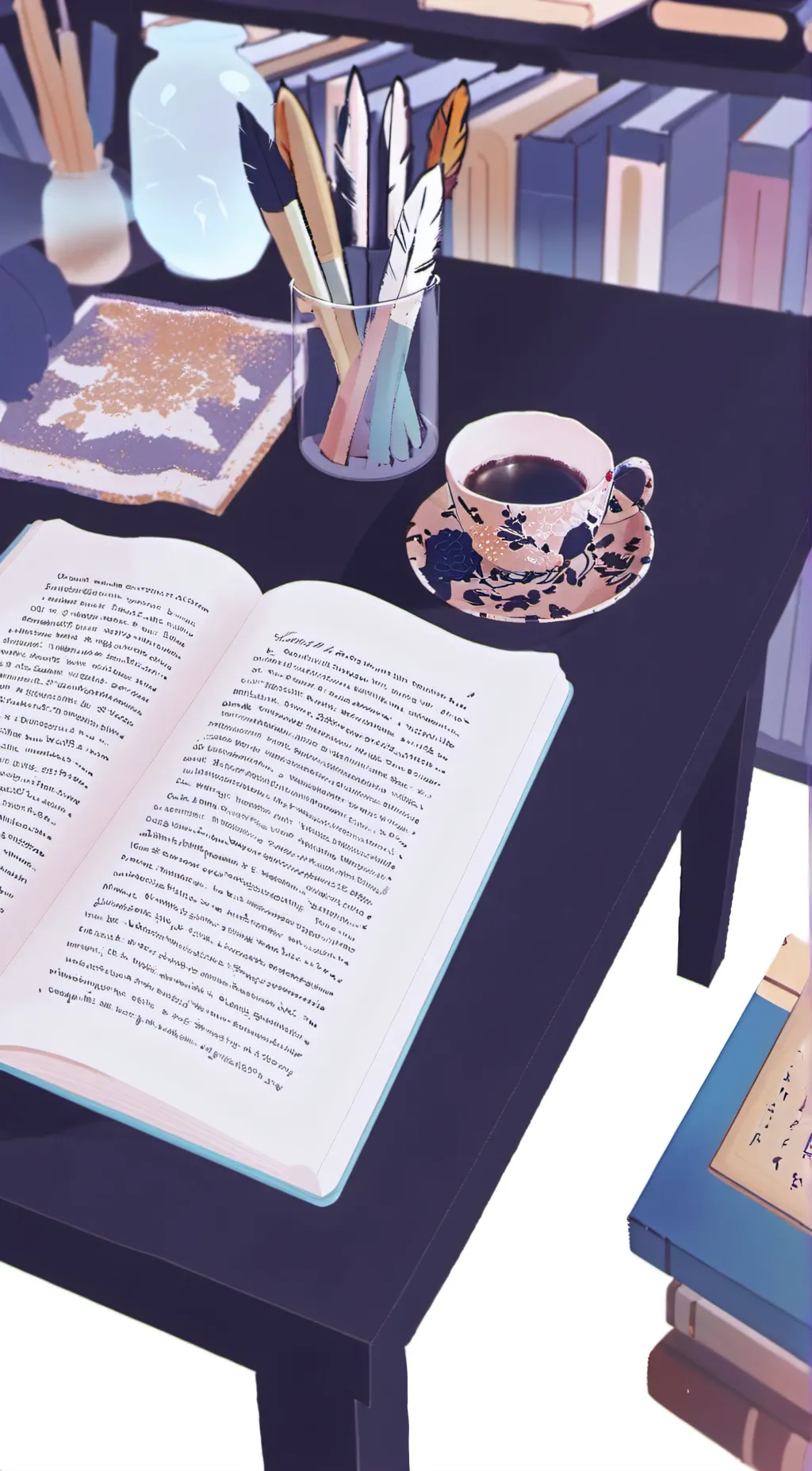 ai character: Diary background