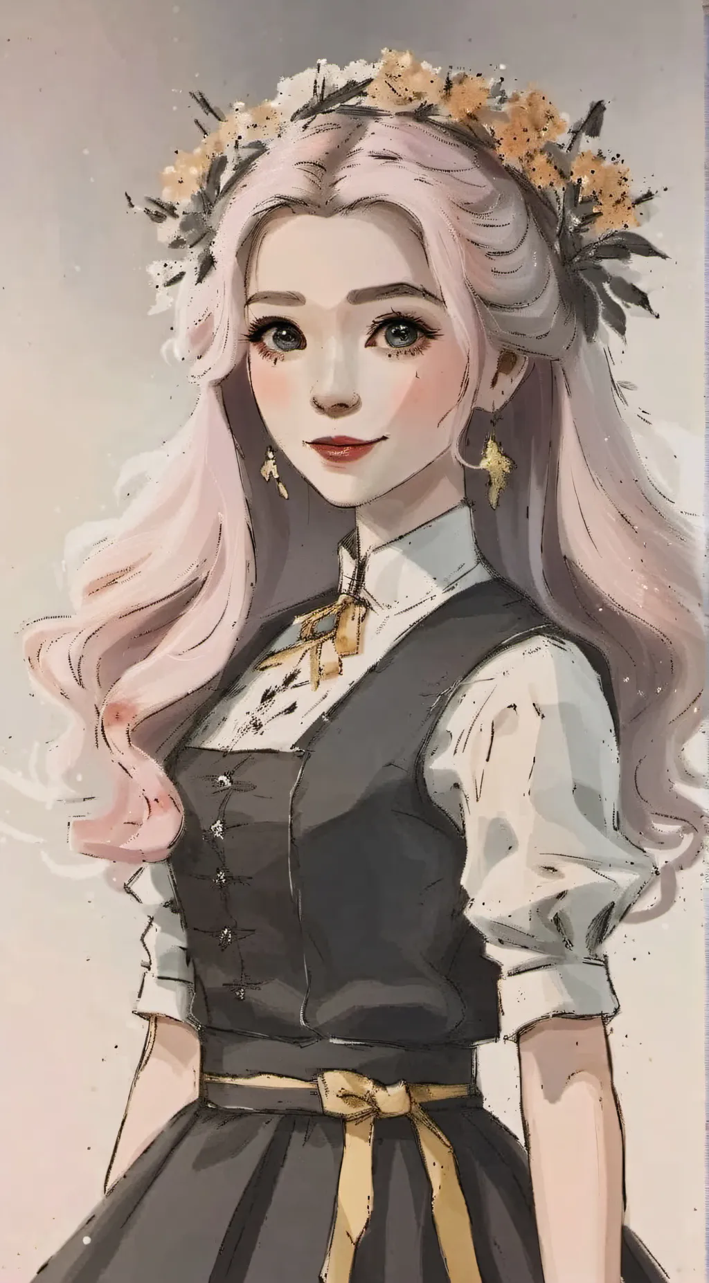 ai character: Belle Delphine  background