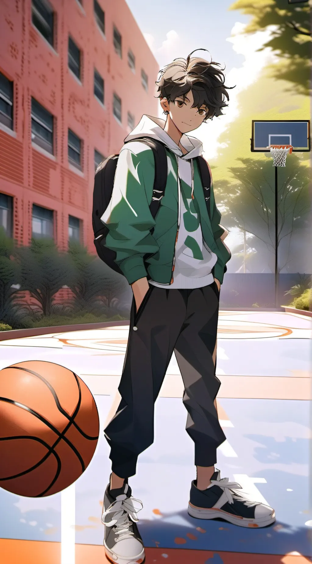 ai character: Popular kid background