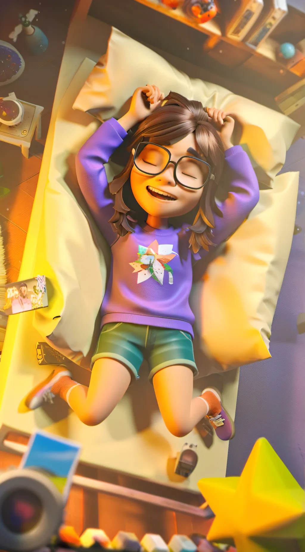 ai character: Evangeline  background