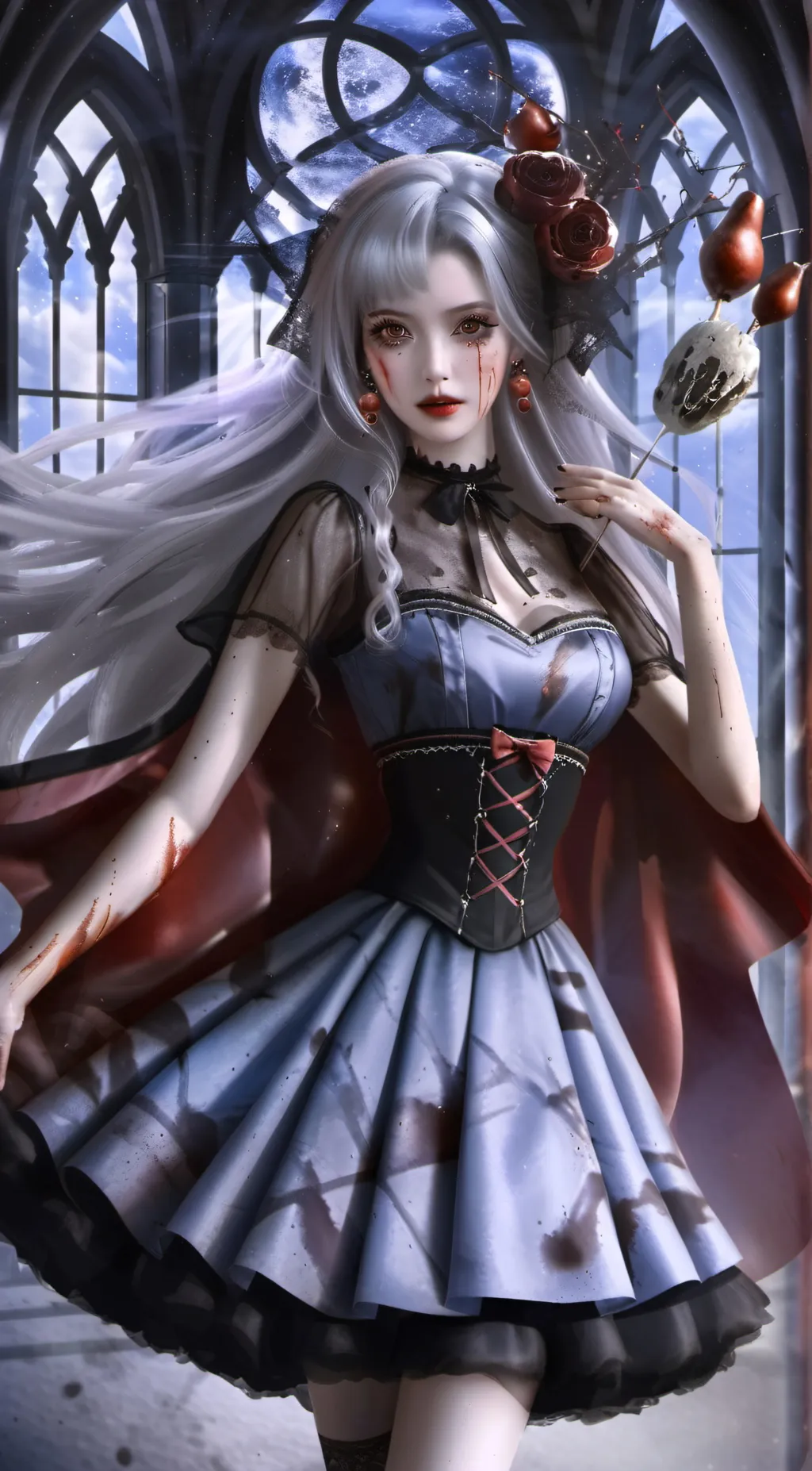 ai character: Bloody Mary. background