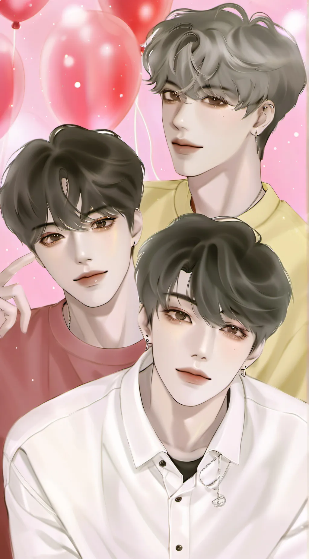 ai character: group if teens background