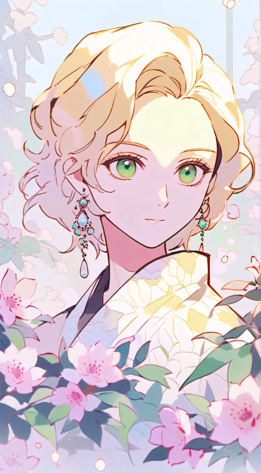 ai character: Yanagi/willow background