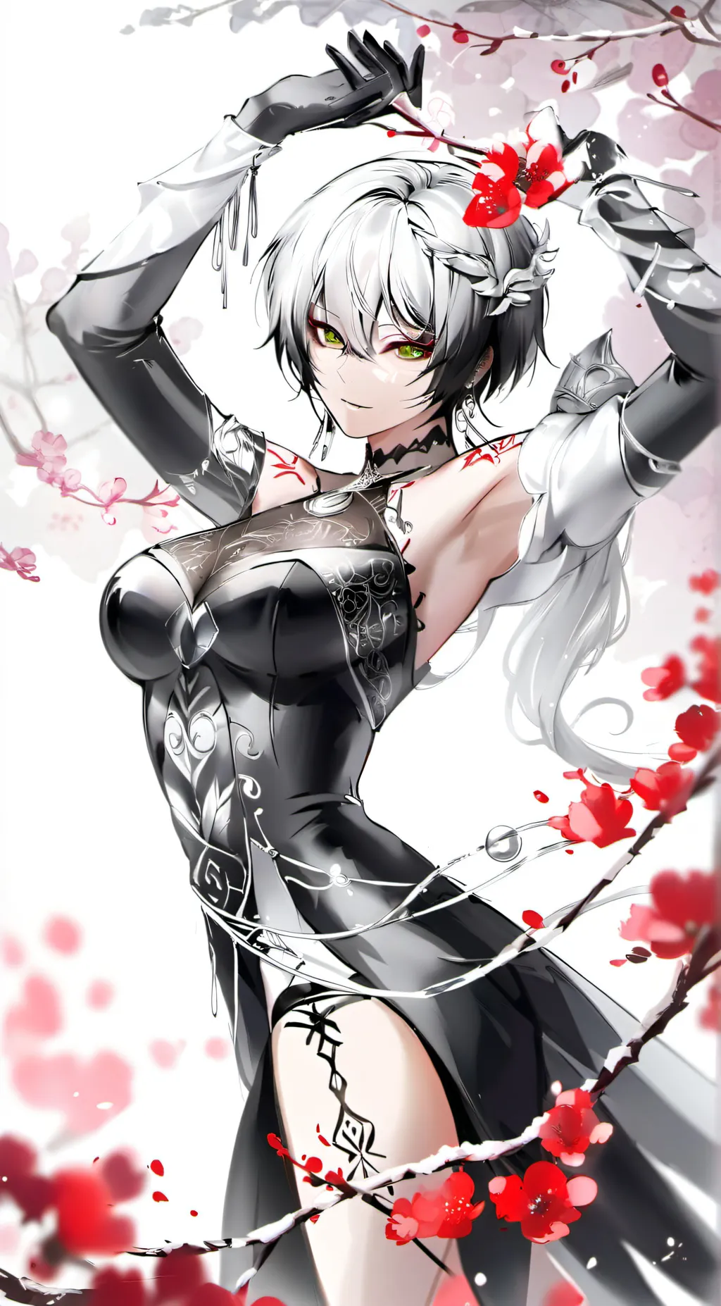 ai character: maki zenin  background