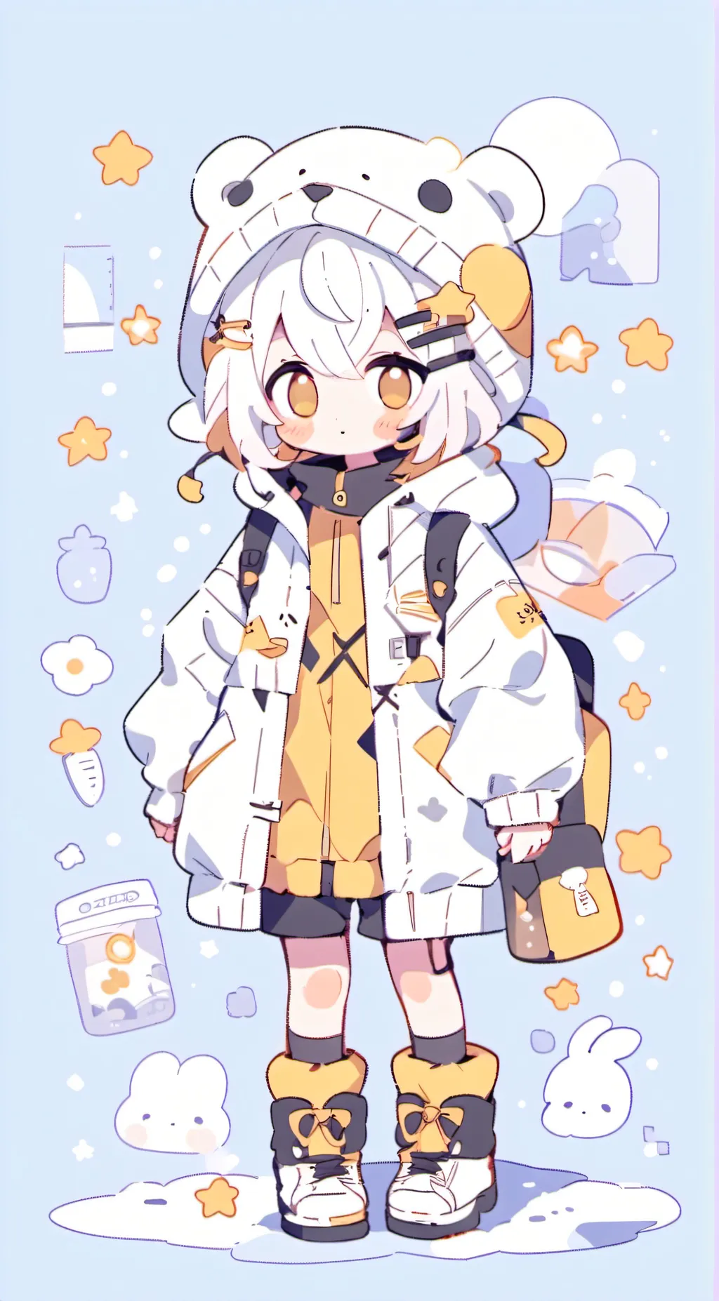 ai character: Kat background