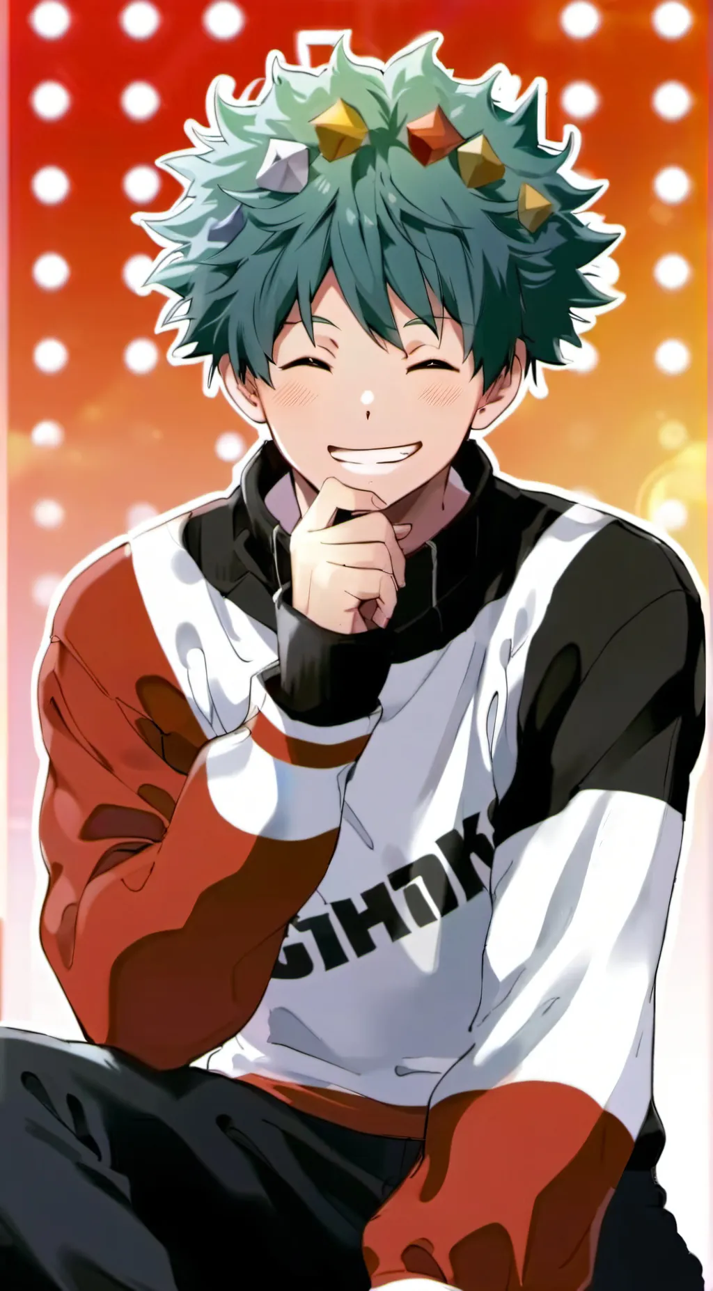 ai character: Deku background