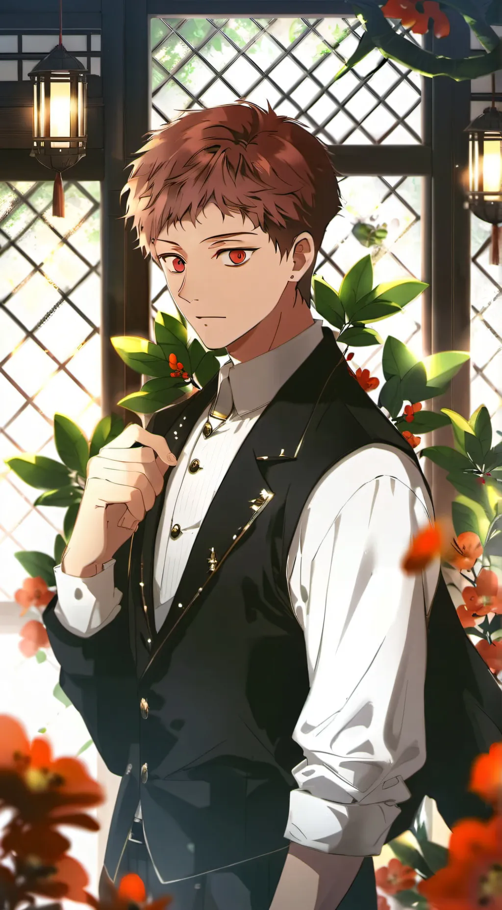 ai character: husband - kelvin background